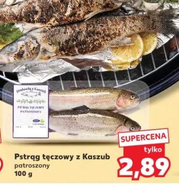 Pstrąg tęczowy z Kaszub patroszony