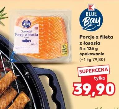 Porcje z fileta z łososia Blue Bay