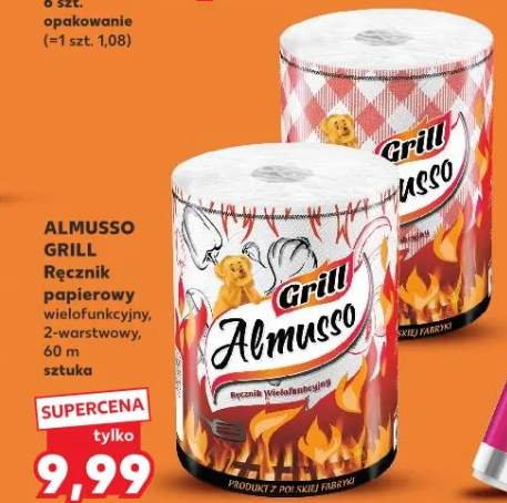 Ręcznik papierowy wielofunkcyjny 2-warstwowy Almusso Grill