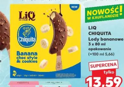 Lody bananowe Chiquita LiQ