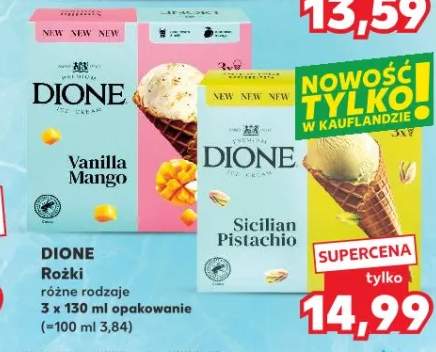 Lody Rożki Dione Sicilian Pistachio