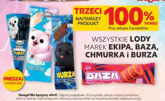 Lody marki Burza