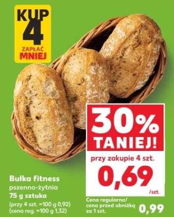 Bułka fitness pszenno-żytnia