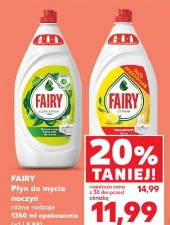 Płyn do mycia naczyń Fairy Extra cytryna