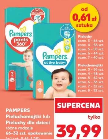 Pieluchomajtki Pampers Active Baby