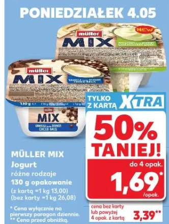 Jogurt Müller Mix