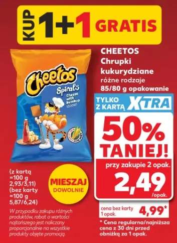 Chrupki kukurydziane Cheetos Spirals