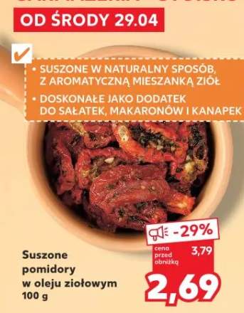 Suszone pomidory w oleju ziołowym