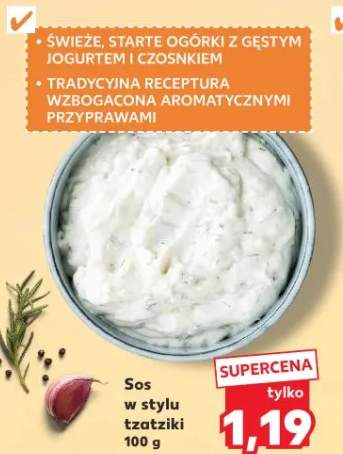 Sos w stylu tzatziki