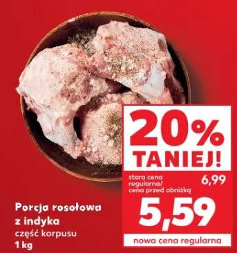 Porcja rosołowa z indyka część korpusu