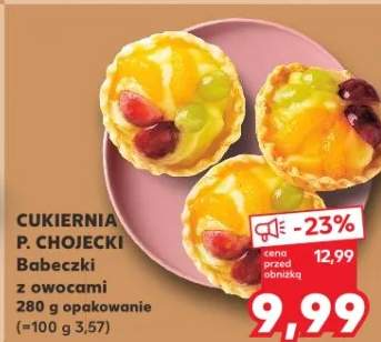 Babeczki z owocami Cukiernia P. Chojecki
