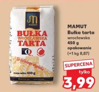 Bułka tarta wrocławska Mamut