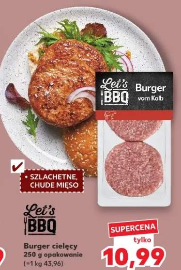 Burger cielęcy Let's BBQ
