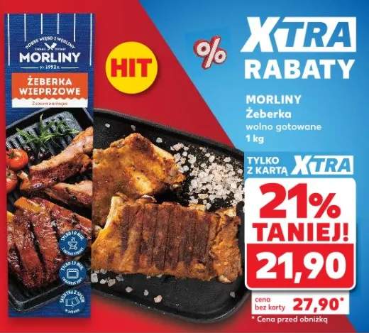 Żeberka wieprzowe wolno gotowane Morliny