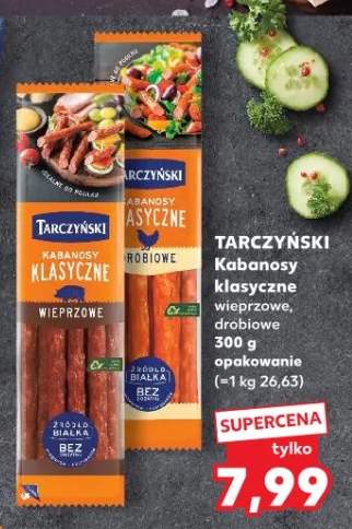 Kabanosy klasyczne wieprzowe Tarczyński