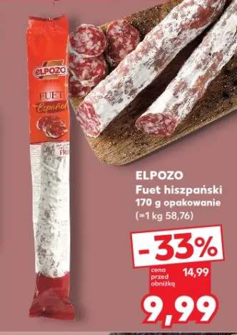 Fuet hiszpański ElPozo