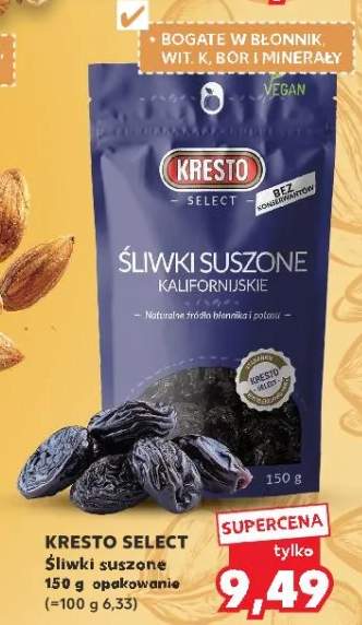 Śliwki suszone kalifornijskie Kresto Select