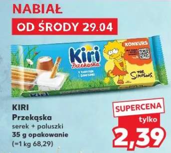 Przekąska serek paluszki Kiri