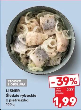 Śledzie rybackie z pietruszką Lisner