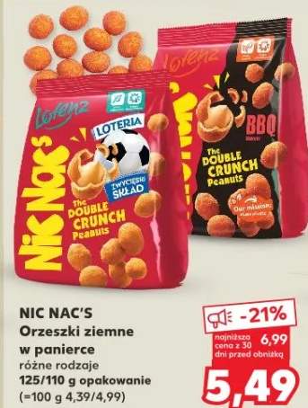 Orzeszki ziemne w panierce Nic Nac's