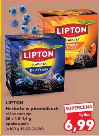 Herbata w piramidkach Black Tea Blue Fruits Lipton