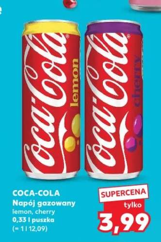 Napój gazowany Coca-Cola lemon