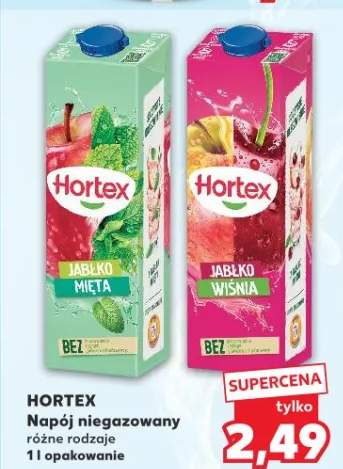 Napój niegazowany Hortex jabłko wiśnia