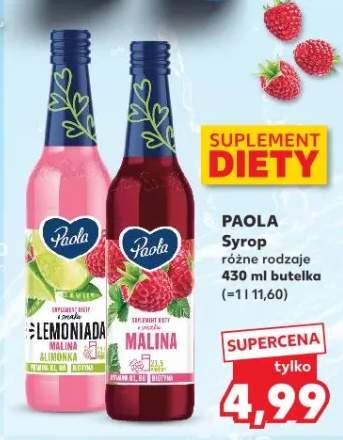 Syrop Paola Lemoniada Malina