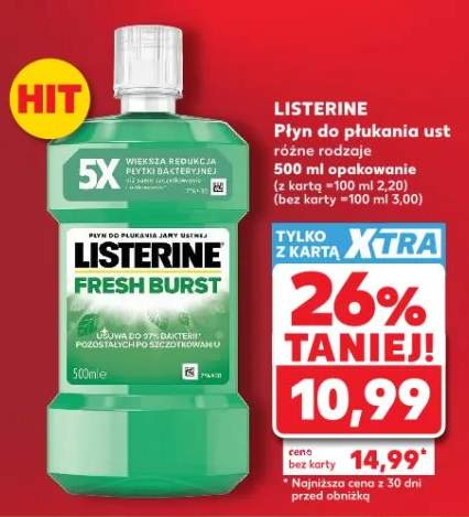 Płyn do płukania ust Listerine Fresh Burst