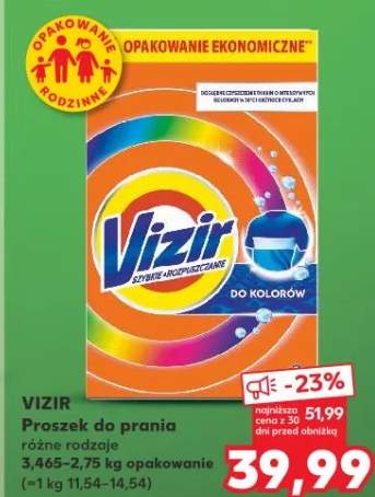 Proszek do prania Vizir do kolorów