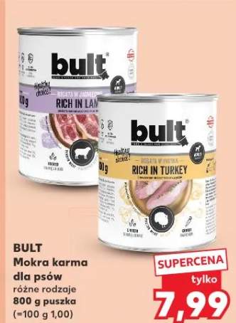 Mokra karma dla psów Bult Rich in Turkey