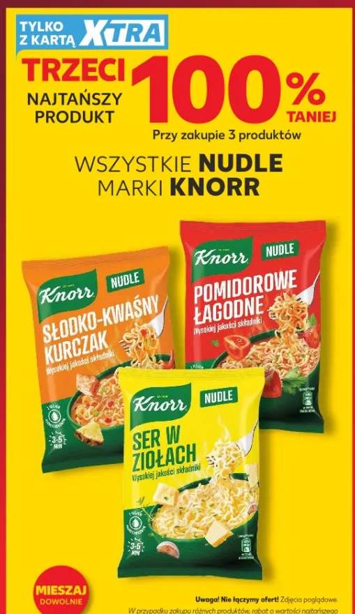 Nudle słodko-kwaśny kurczak Knorr