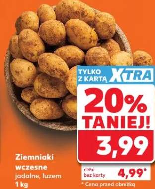 Ziemniaki wczesne jadalne luzem