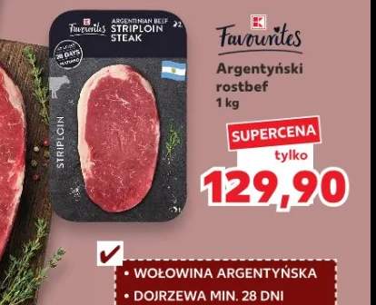 Stek z rostbefu bez kości