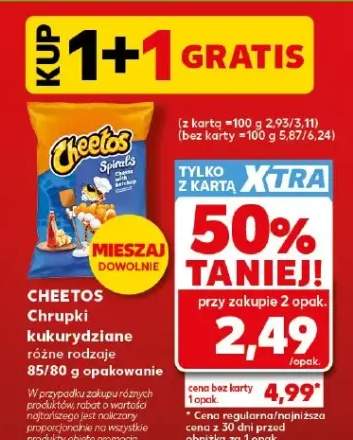 Chrupki kukurydziane Cheetos Spirals