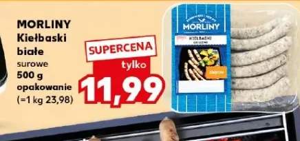 Kiełbaski białe surowe Morliny