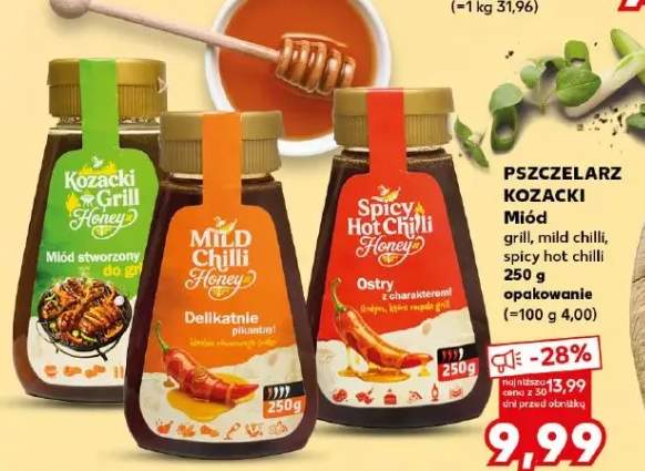 Miód spicy hot chilli Pszczelarz Kozacki