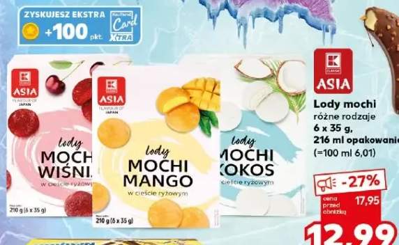 Lody mochi mango Asia 6x35g