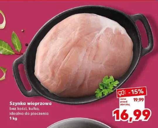 Szynka wieprzowa bez kości kulka