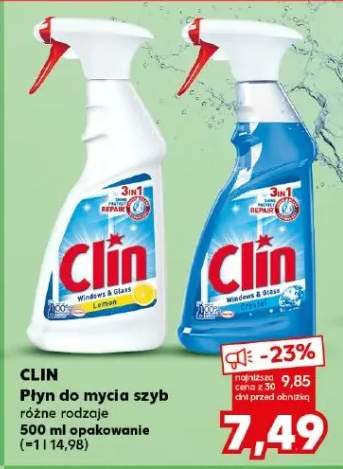 Clin Płyn do mycia szyb Windows & Glass