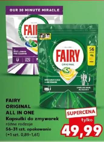 Kapsułki do zmywarek Fairy Original All in One