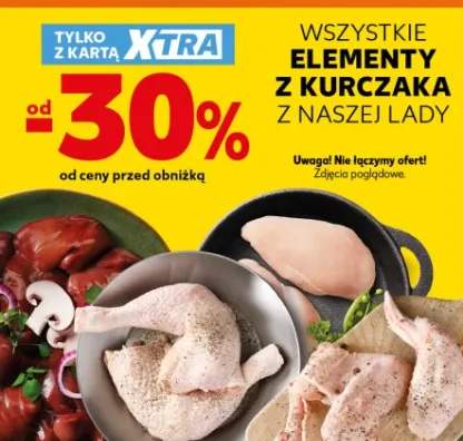 Elementy z kurczaka z lady