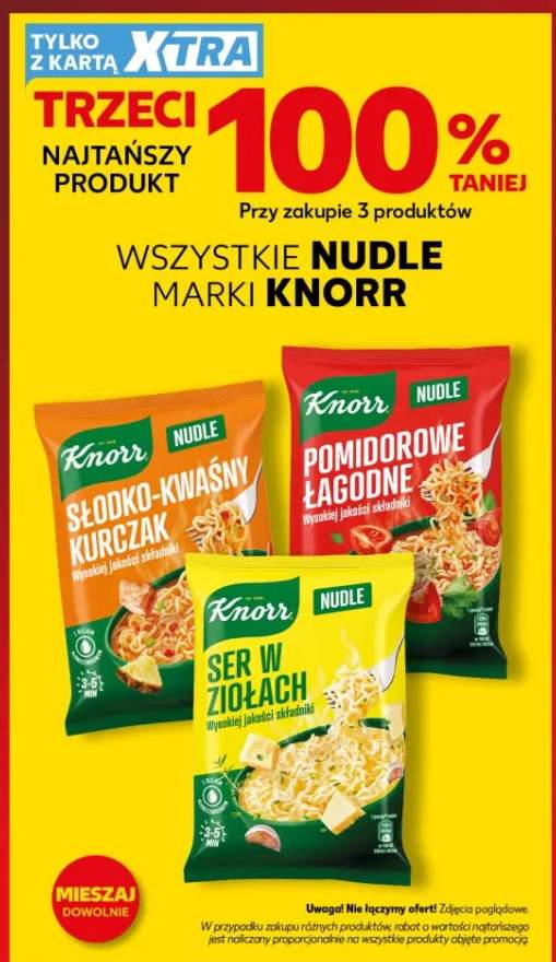 Nudle Knorr pomidorowe łagodne