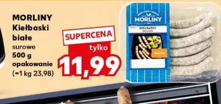 Kiełbaski białe surowe Morliny