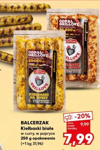 Kiełbaski białe w papryce Balcerzak