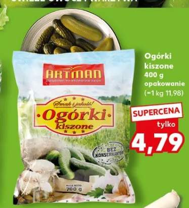 Ogórki kiszone Artman