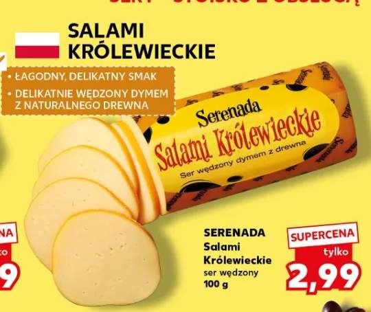 Salami Królewieckie ser wędzony Serenada