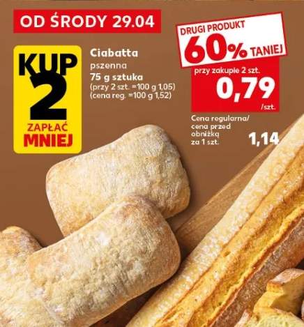 Ciabatta pszenna Kaufland