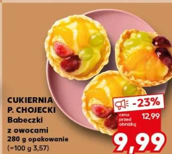 Babeczki z owocami Cukiernia P. Chojecki