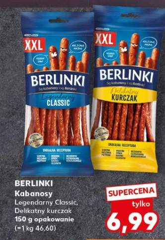 Kabanosy Berlinki Legendarny Classic